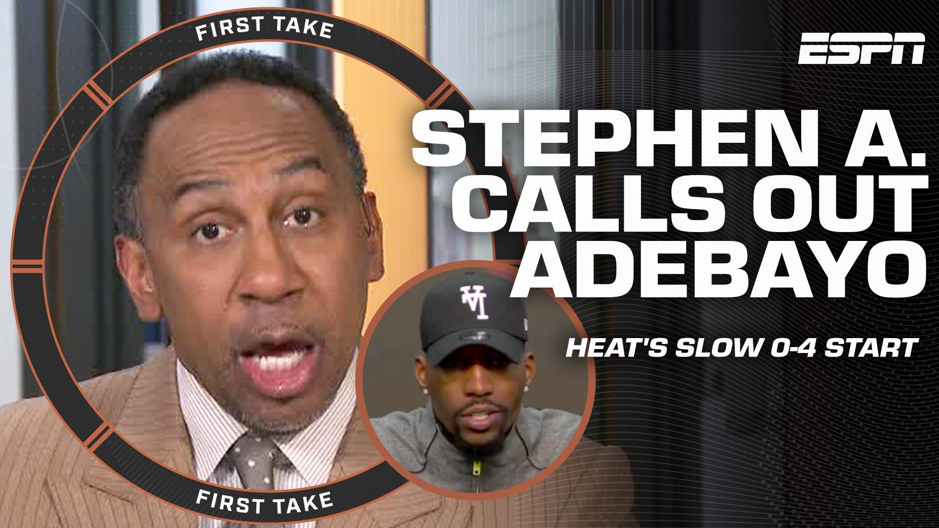 CHILL OUT, BAM! Stephen A. responds to Bam Adebayo's criticism of the media