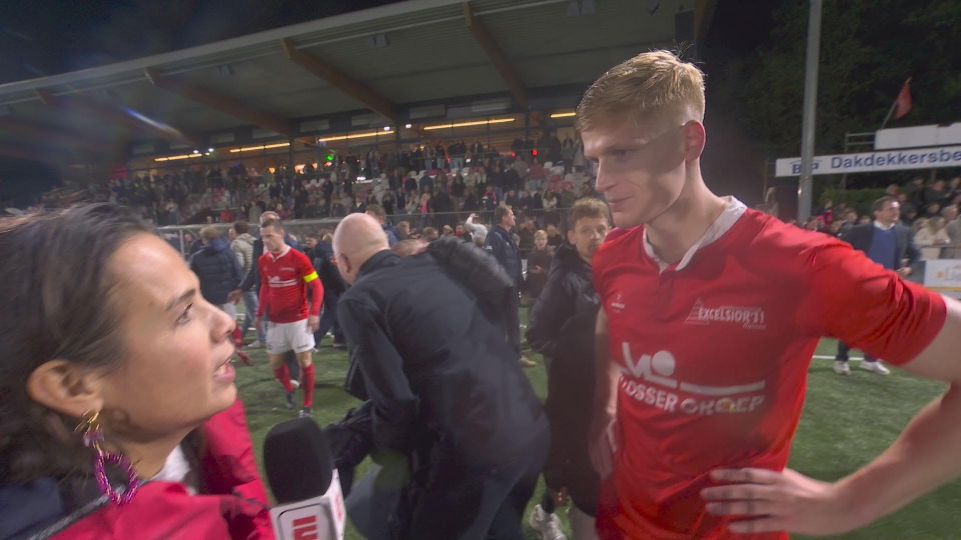 Schrijver geniet: "Ik ga mijn goal heel vaak terugkijken"