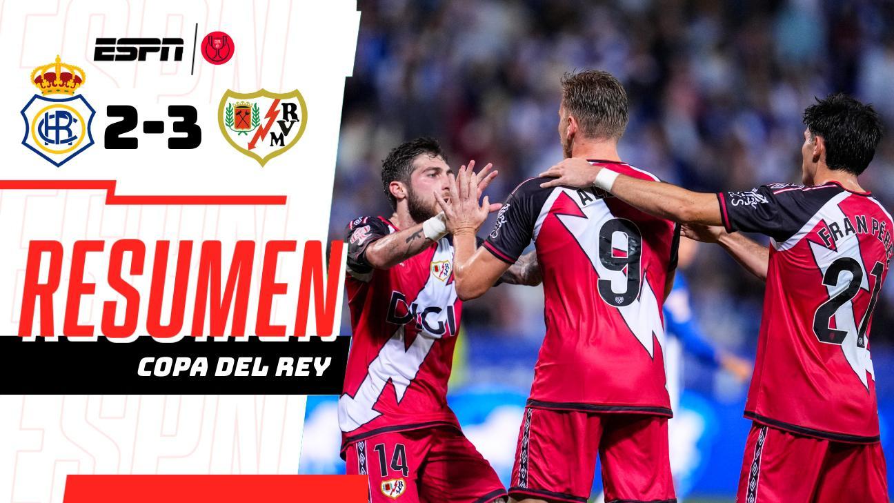 Triunfo ajustado del Rayo Vallecano sobre Recreativo Huelva en duelo de máxima tensión