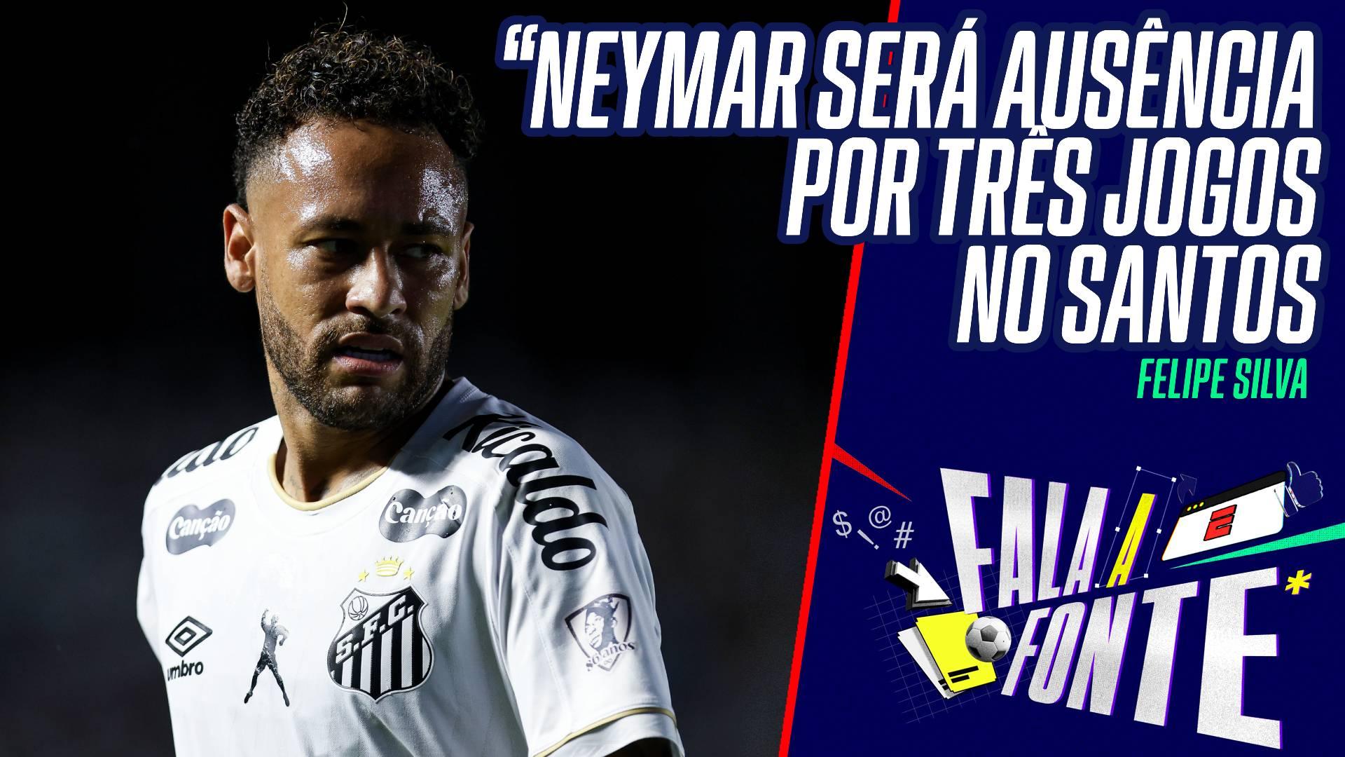 Neymar punido pelo STJD! Jogador leva suspensão e desfalca o Santos no Brasileirão; saiba detalhes