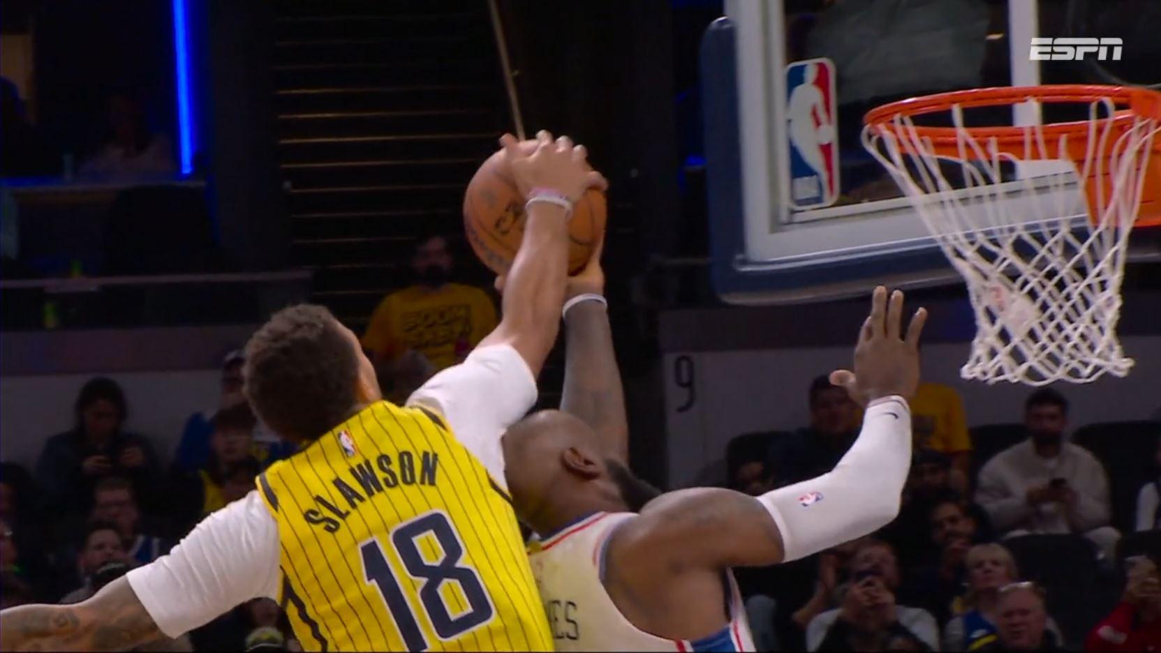 LeBron tomou um tocaço! Slawson fechou a porta para o 'King'; VEJA