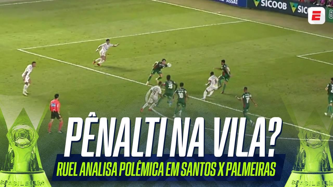 Pênalti em Santos x Palmeiras? Renata Ruel analisa polêmica envolvendo Giay na Vila Belmiro