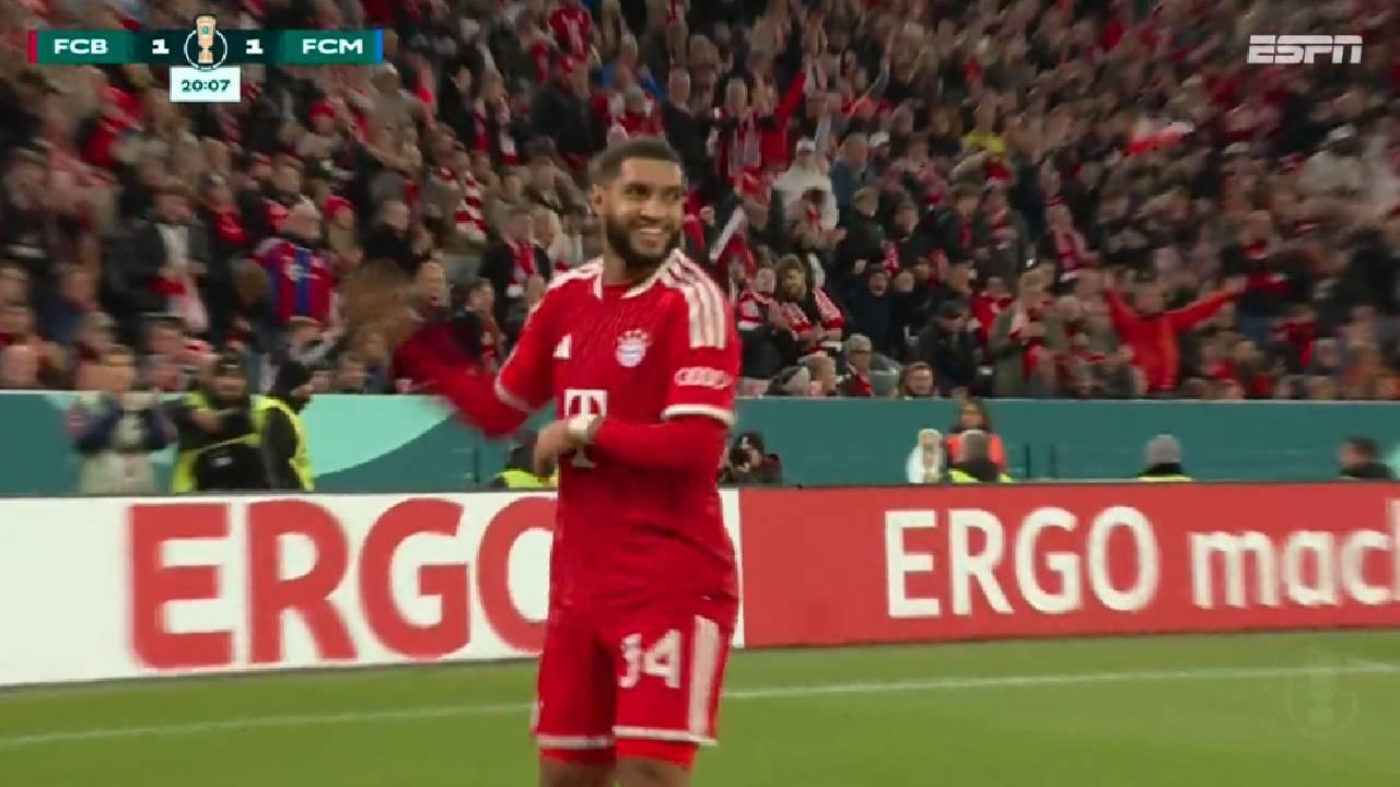 Gol do Bayern na Copa da Alemanha! Saibari recebe assistência de Olise e vence goleiro do Magdeburg com muita categoria