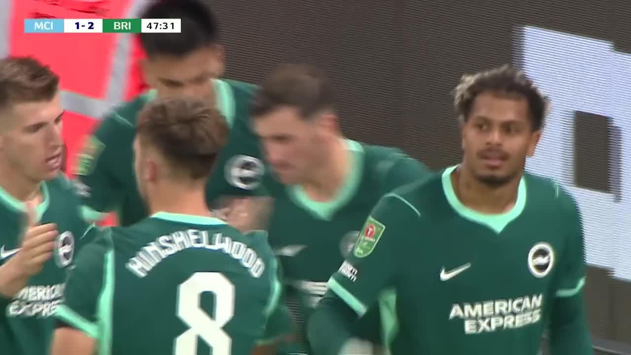 Conexión al gol: Rutter puso el 2-1 ante Manchester City