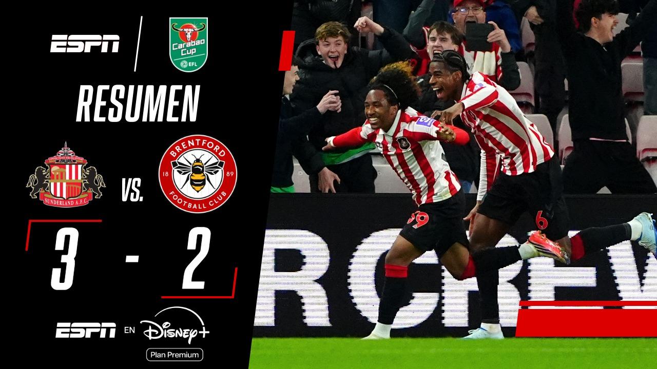 Sunderland eliminó a Brentdord en un partidazo
