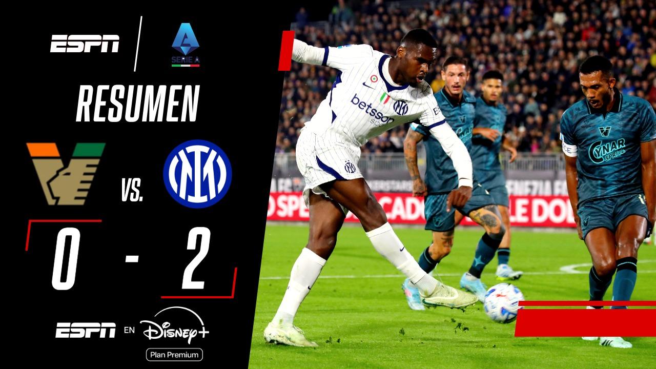 Inter venció sobre el final a Venezia gracias a dos goles en contra