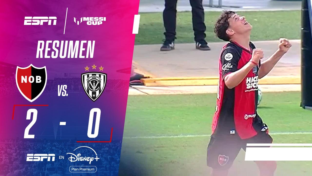 ¡Newell's venció a Independiente del Valle 2 a 0 en la Messi Cup!