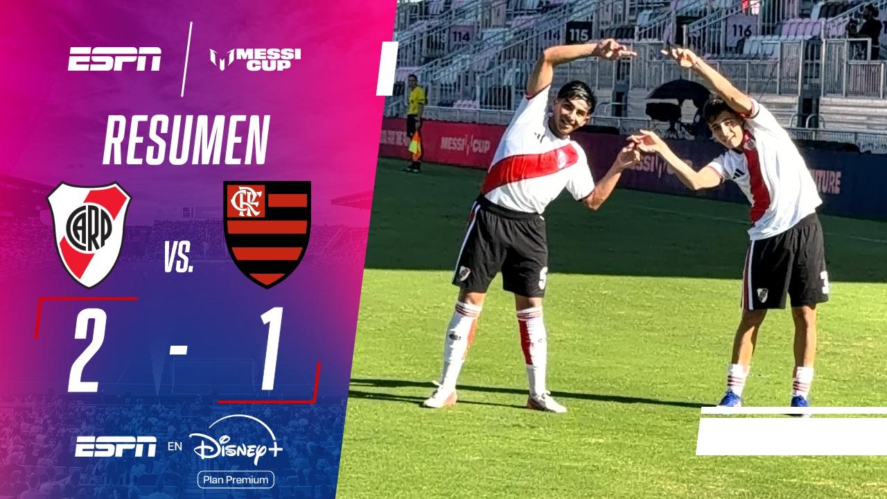 ¡River venció a Flamengo y es semifinalista de la Messi Cup!