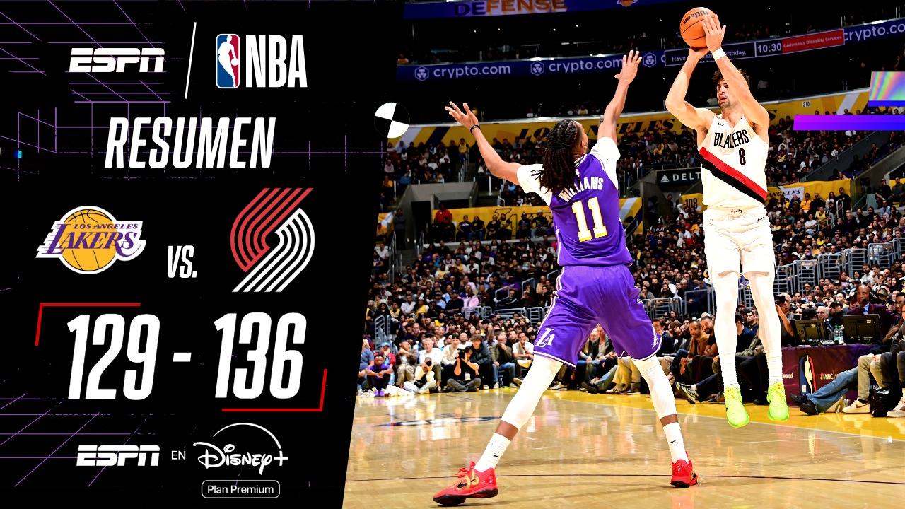 Deni Avdija, la figura de Portland en la victoria ante Lakers