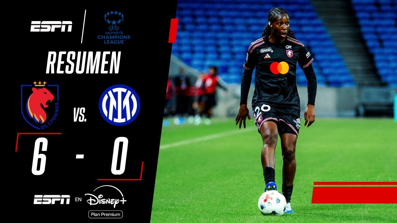 OL Lyonnes goleó al Inter en la UEFA Women's Champions League