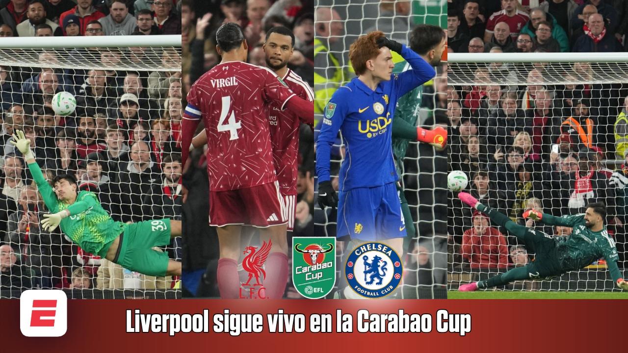 Liverpool sigue vivo en la Carabao Cup