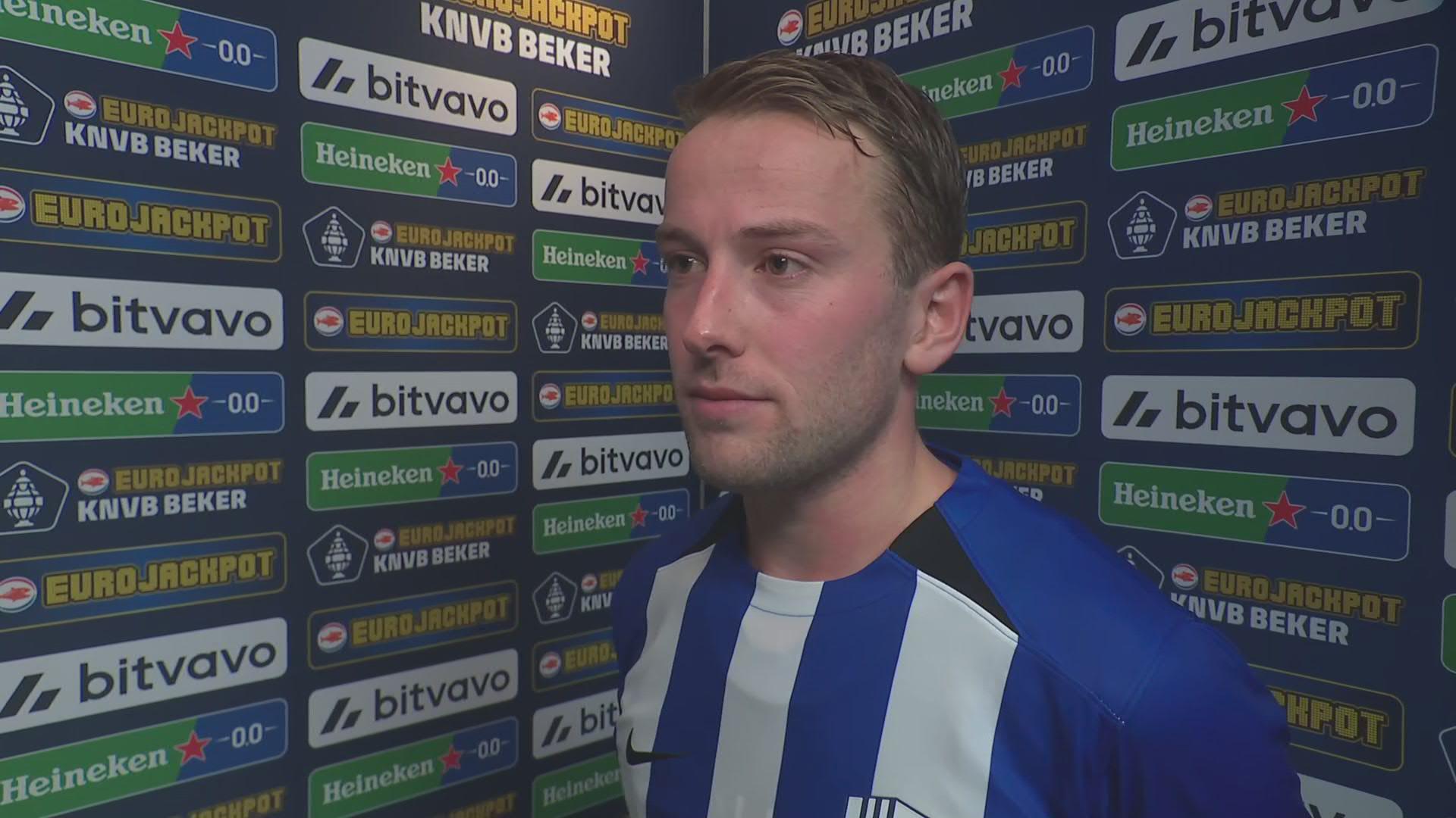 Broekhuizen over sfeeractie vooraf: "Dat is een extra kick voor ons, dus dat doen de supporters altijd goed""