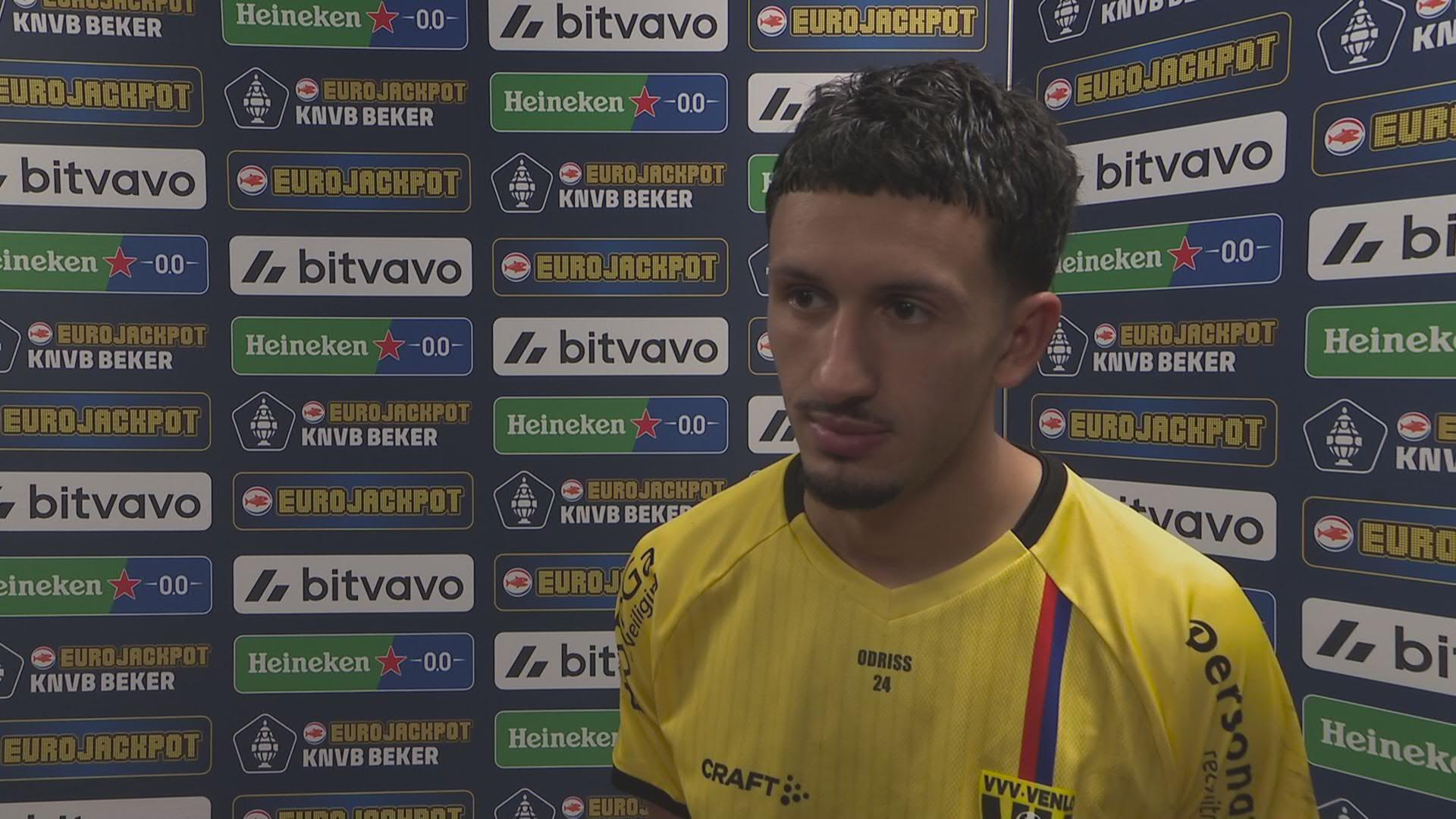 Odriss over rode kaart: "Was een beetje te emotioneel, ik liet mezelf gaan"