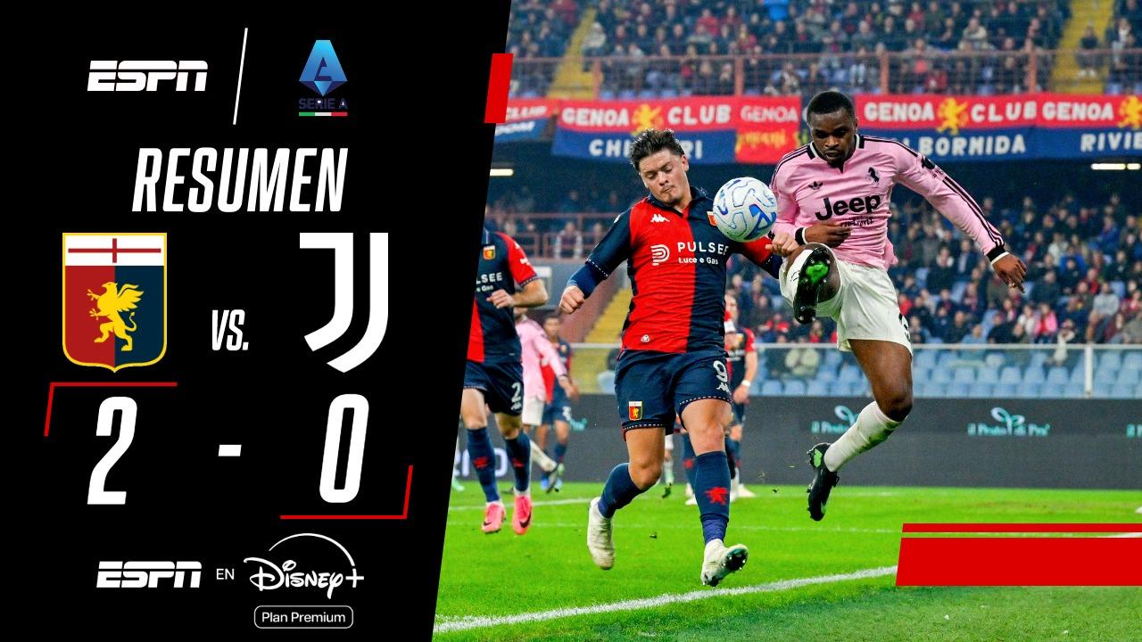 Genoa se hizo fuerte de local y le ganó a Juventus