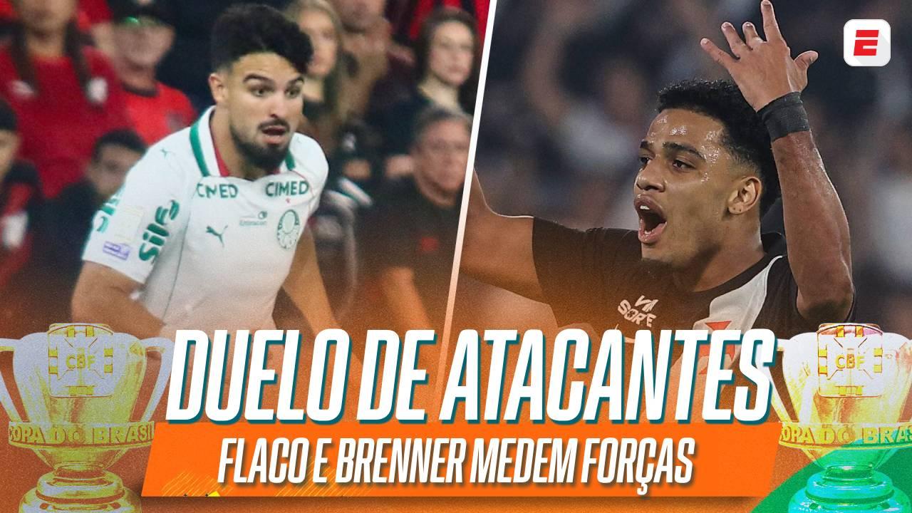 Palmeiras x Vasco pela Copa do Brasil coloca Flaco López e Brenner frente a frente; VEJA os gols dos atacantes