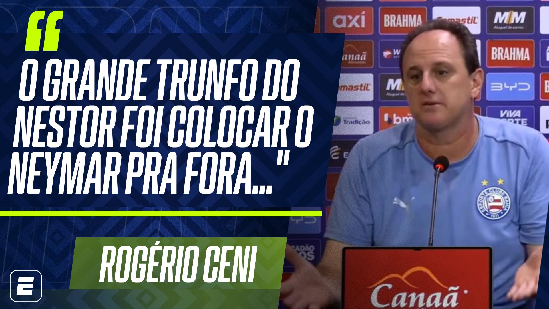 Rogério Ceni defende Nestor em confusão com Neymar: 'Venceu a batalha mais importante que é a mental e psicológica'