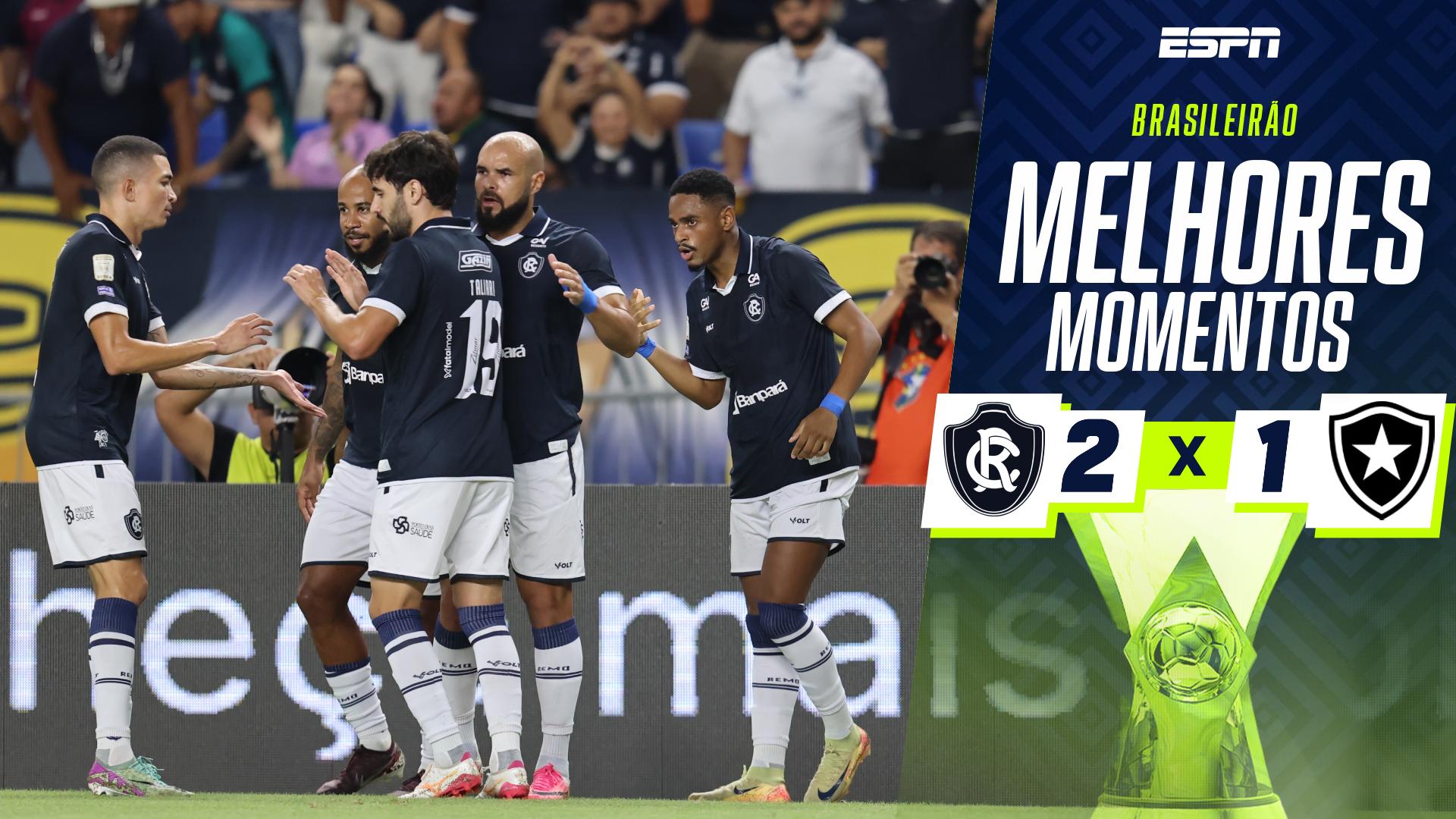 Com direito a golaço, Remo vence Botafogo pelo Brasileirão; VEJA os melhores momentos