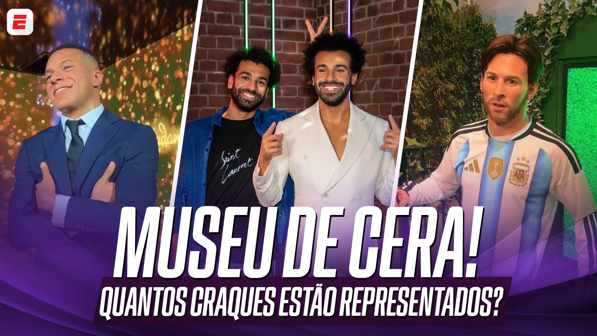 Kane, Messi, Beckham e mais: Quantos craques do futebol estão em um dos museus de cera mais famosos do mundo?