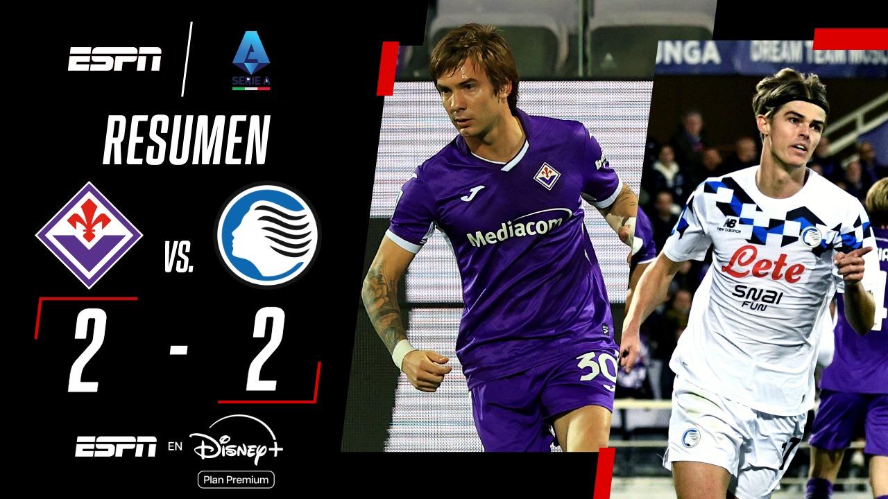 Con Mastantuono como titular, Fiorentina empató ante Atalanta