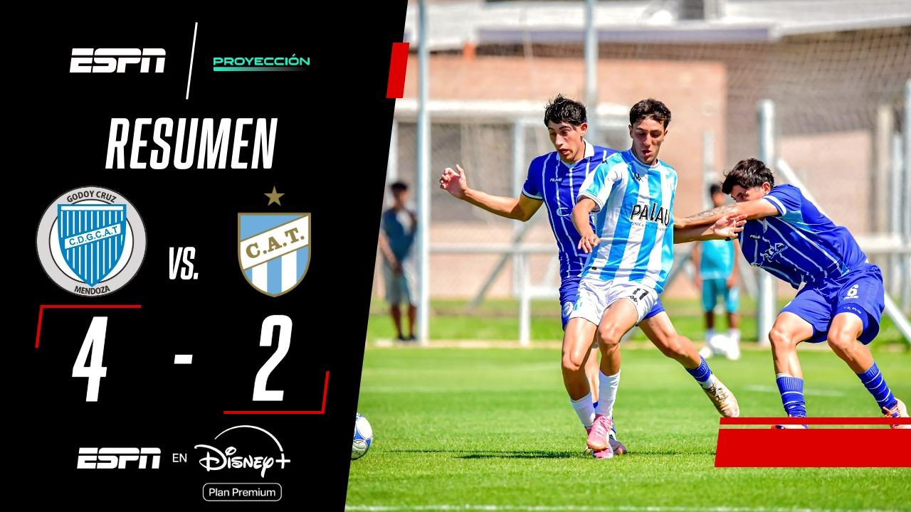 Godoy Cruz derrotó a Atlético Tucumán en el Torneo Proyección