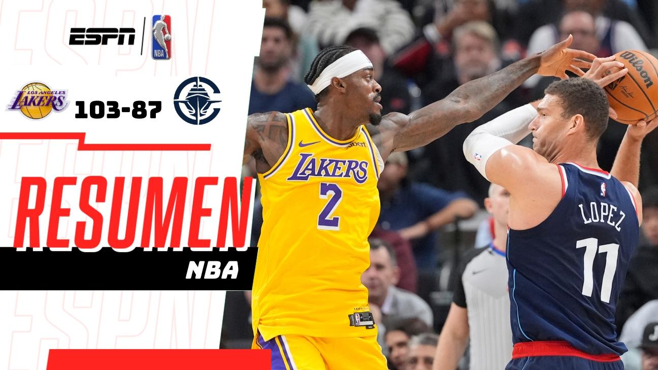 Los Lakers dominan el duelo angelino y vencen a los Clippers 103-87