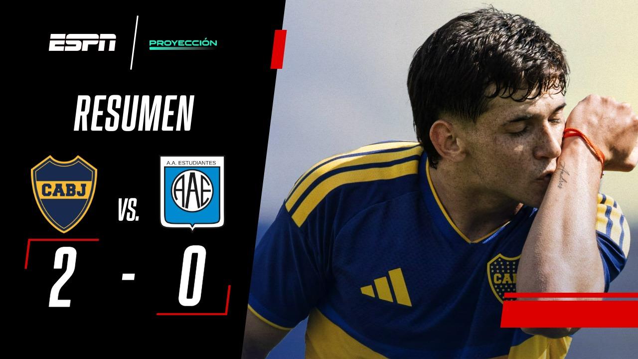 Boca venció a Estudiantes (RC) y se subió al podio del Torneo Proyección