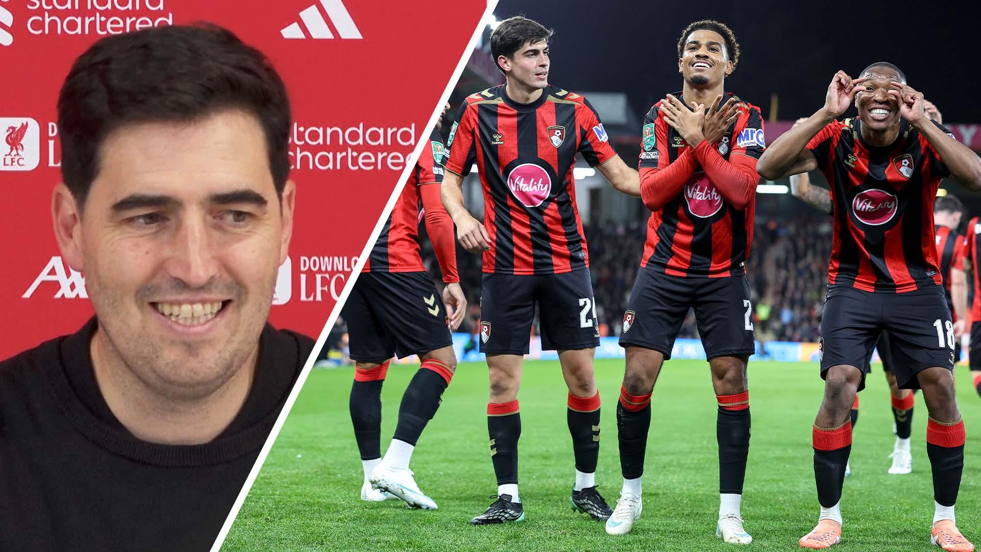 Iraola: I didn't want to face Bournemouth in the EFL Cup quarter-finals
