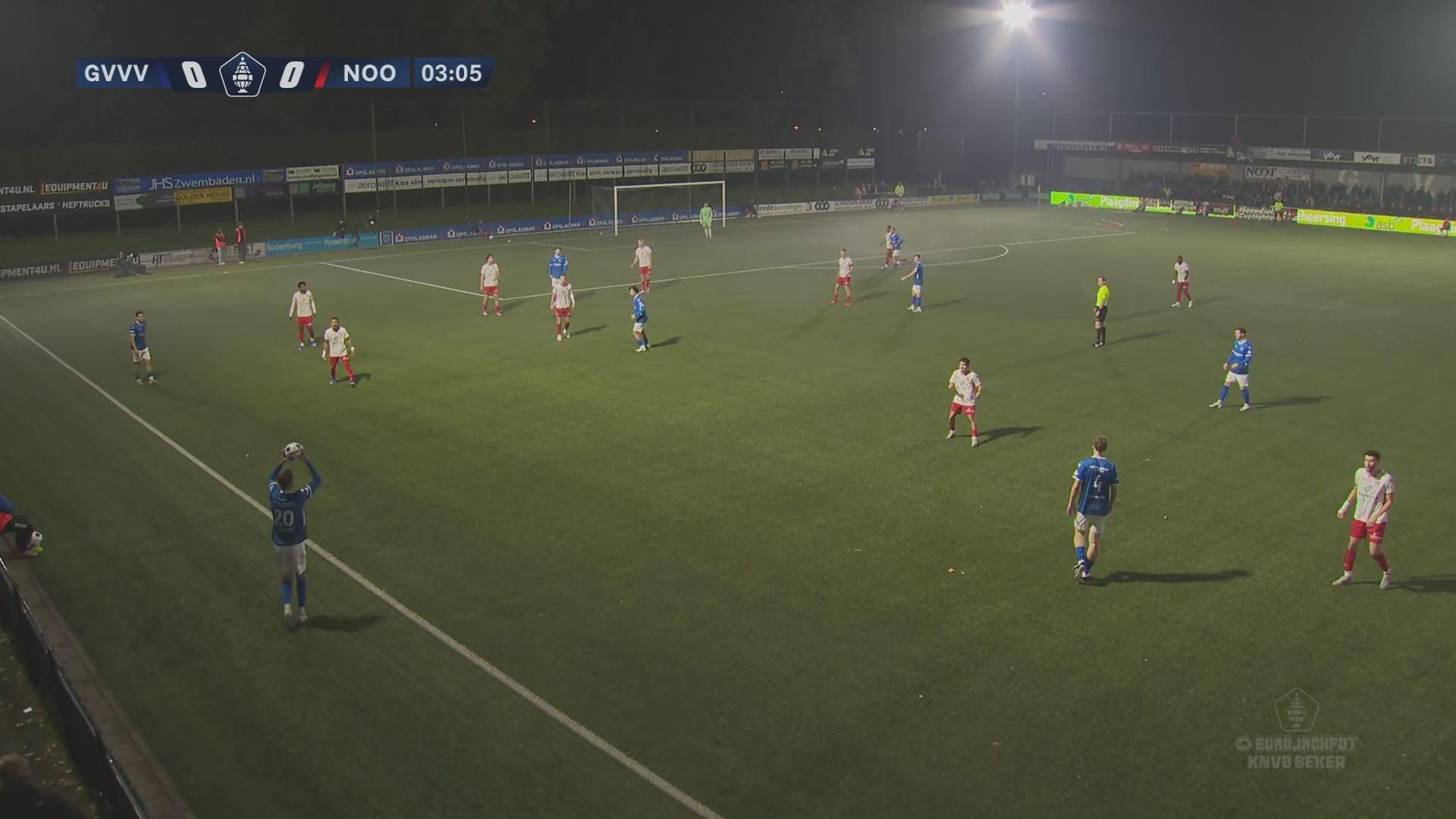 GVVV heeft geen moeite met Noordwijk| Samenvatting GVVV - Noordwijk