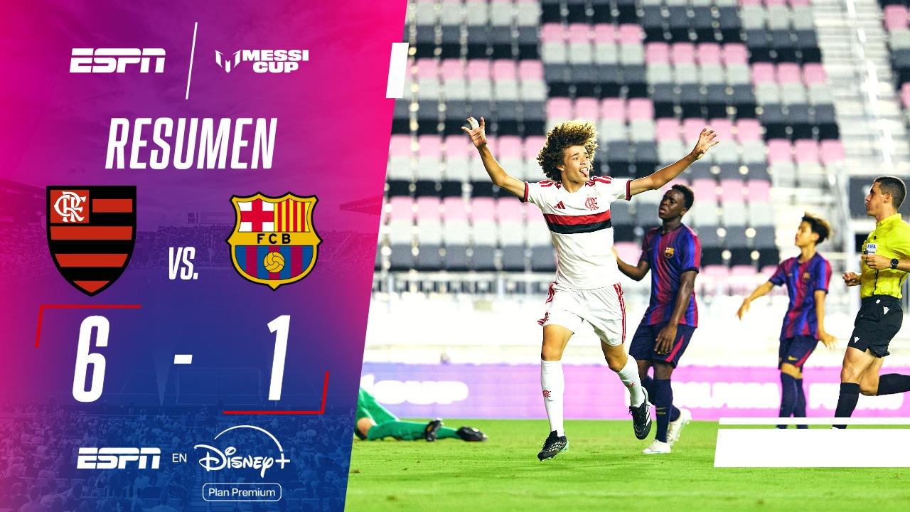 ¡Goleada de Flamengo en la Messi Cup!