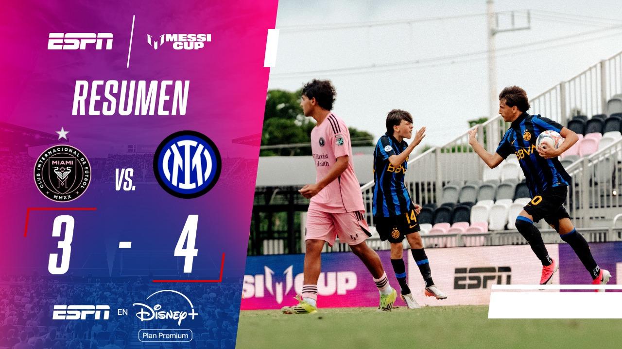 ¡Triunfo de Inter de Milán en la Messi Cup!