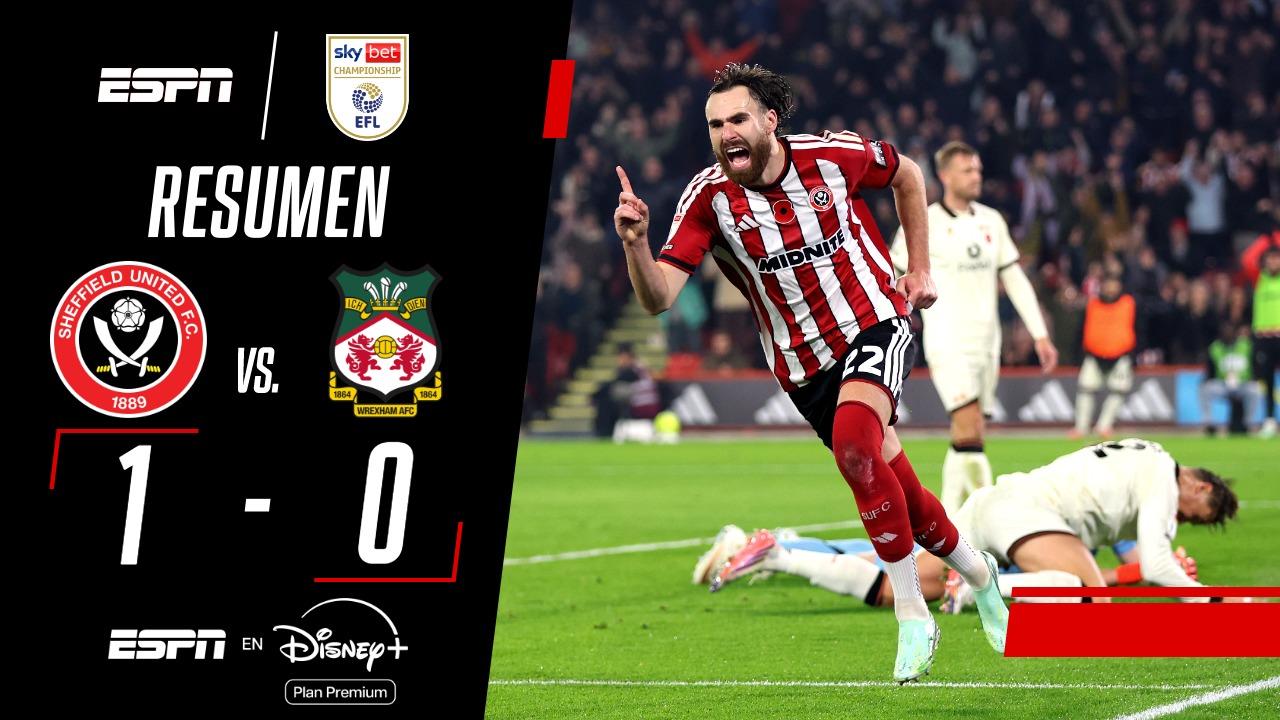 Con gol de Ben Brereton, Sheffield United venció a Wrexham