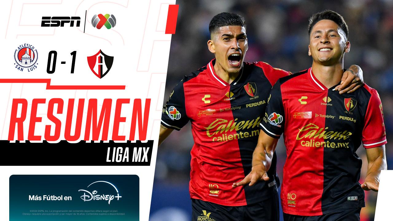 Atlas vence 1-0 a San Luis y suma puntos importantes en la Jornada 15 | Resumen