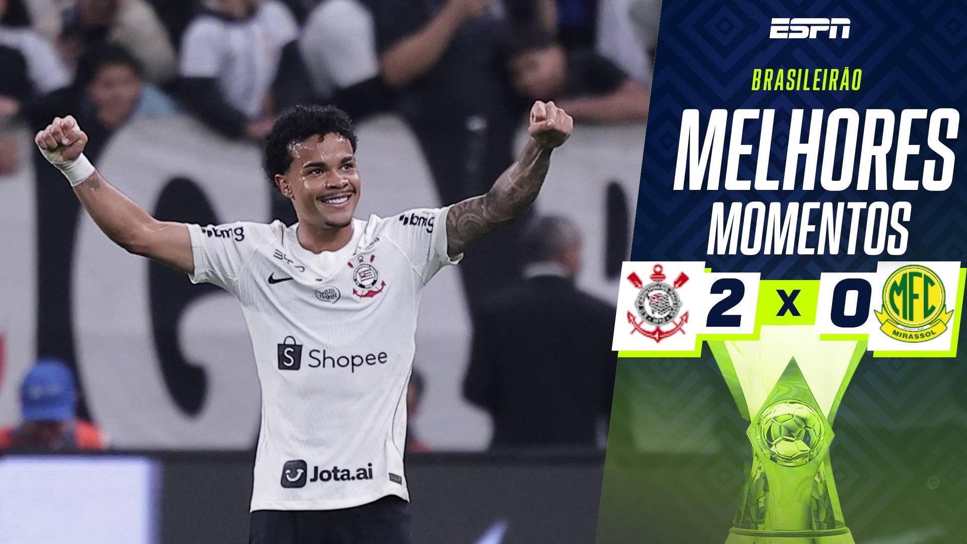 Corinthians vence o Mirassol em casa e respira na luta contra o rebaixamento; VEJA os melhores momentos