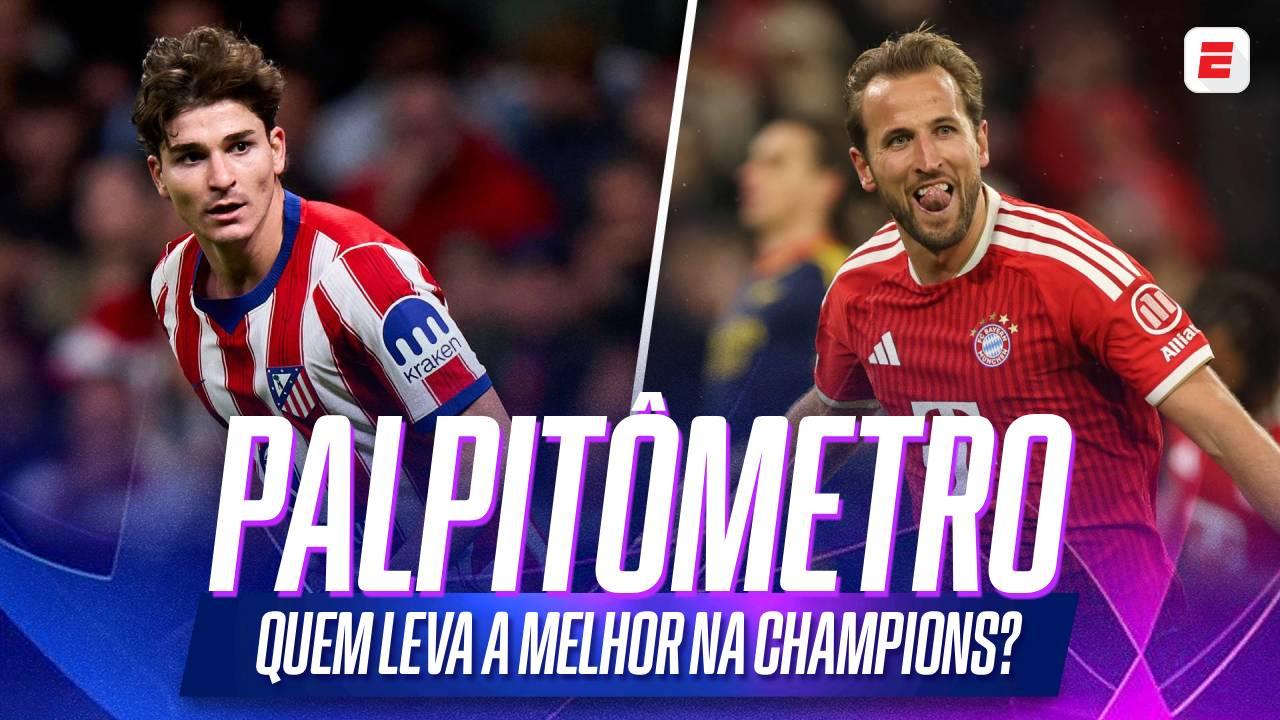 Atlético de Madrid x Bayern, Manchester Unitex x Roma, City x Leipzig e mais: 	Quem leva a melhor na Champions League?