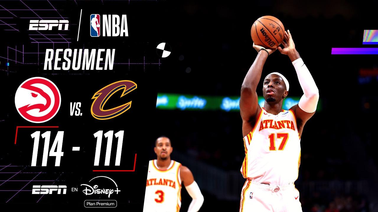 Atlanta venció con lo justo a Cleveland