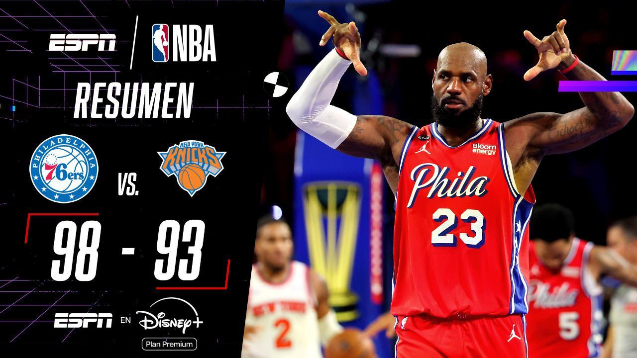¡Los Sixers se llevaron la victoria frente a los Knicks!