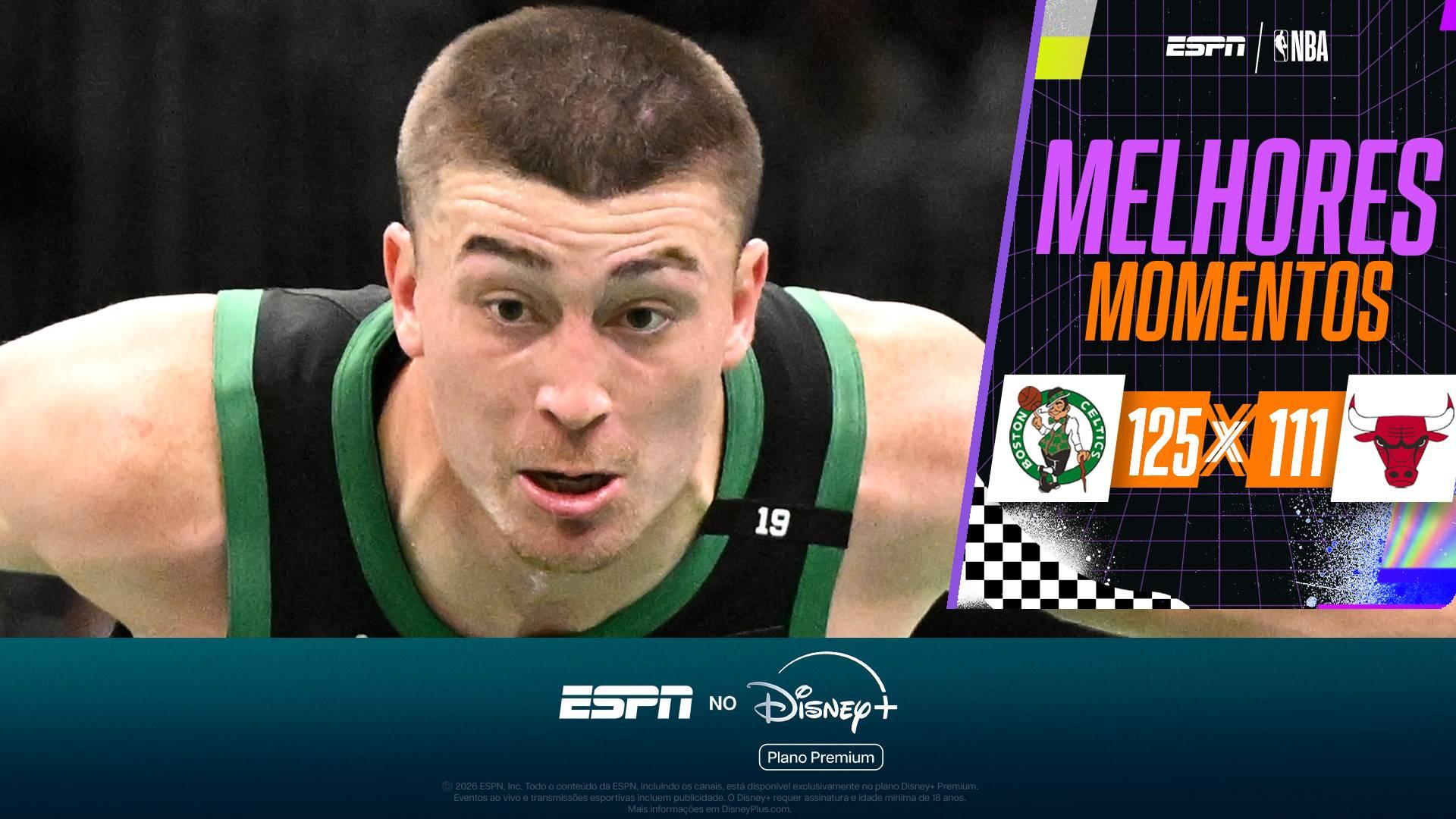 Celtics arrasam os Bulls em jogaço de Payton Pritchard na NBA Cup