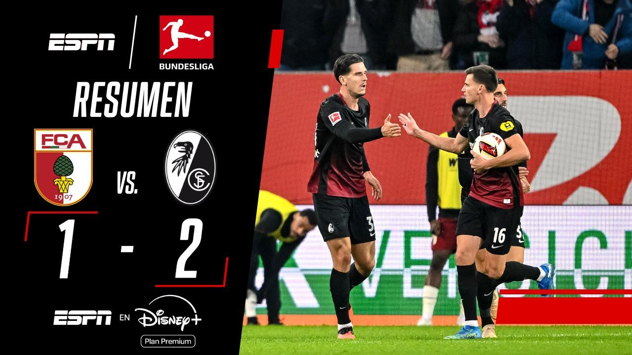 Friburgo consiguió un triunfazo ante el Augsburgo en la Bundesliga