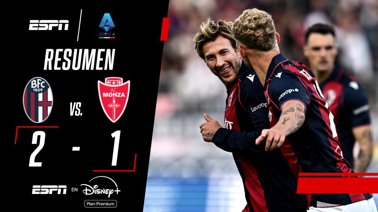 En un partido lleno de penales, Bologna se lo dio vuelta a Monza