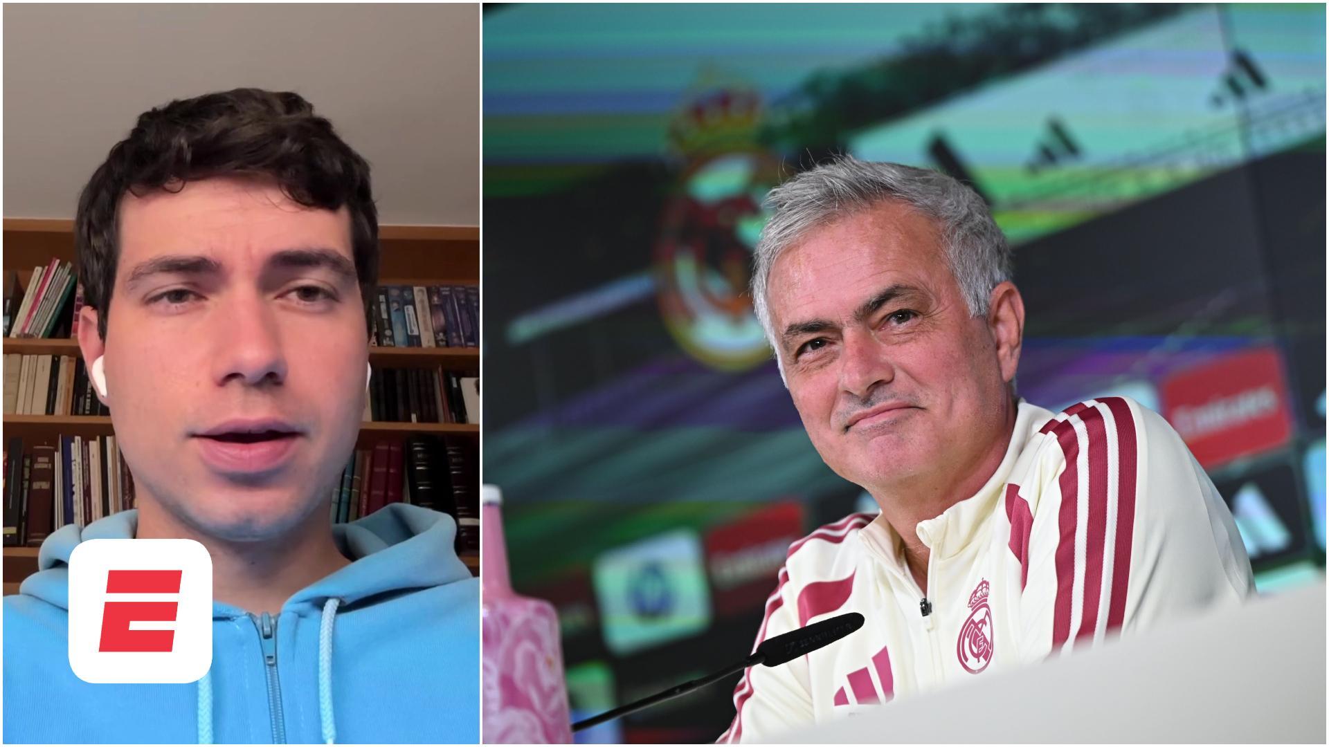 Mourinho, sin barba y más calmado