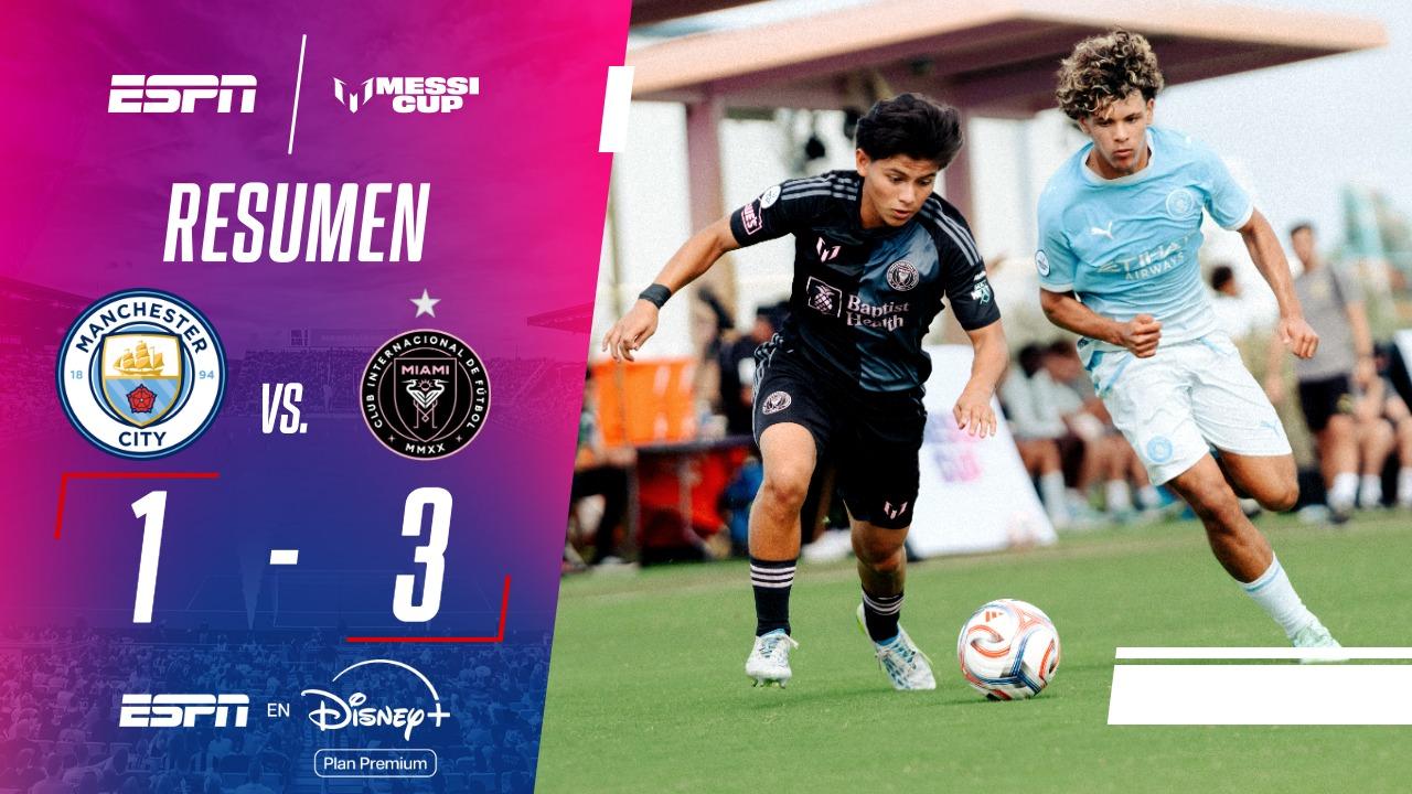 Inter Miami cerró la Messi Cup con una victoria ante el Manchester City