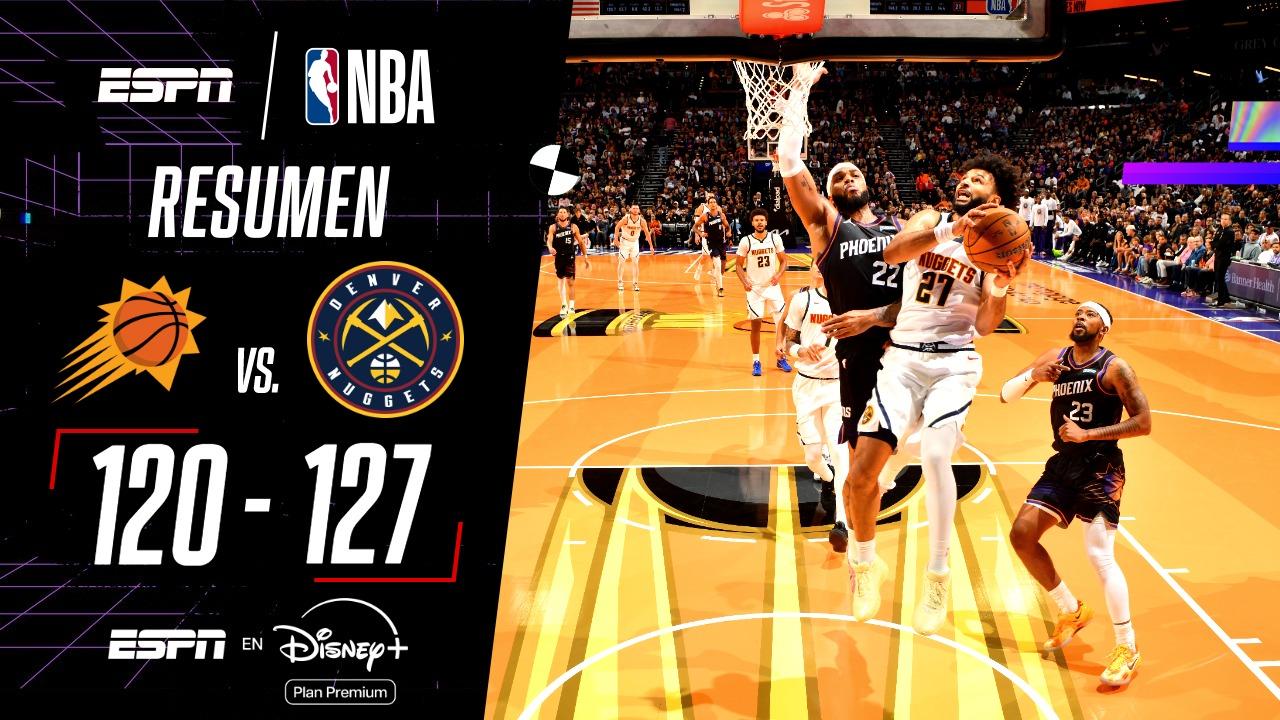 Denver venció a Phoenix Suns en un encuentro ajustado