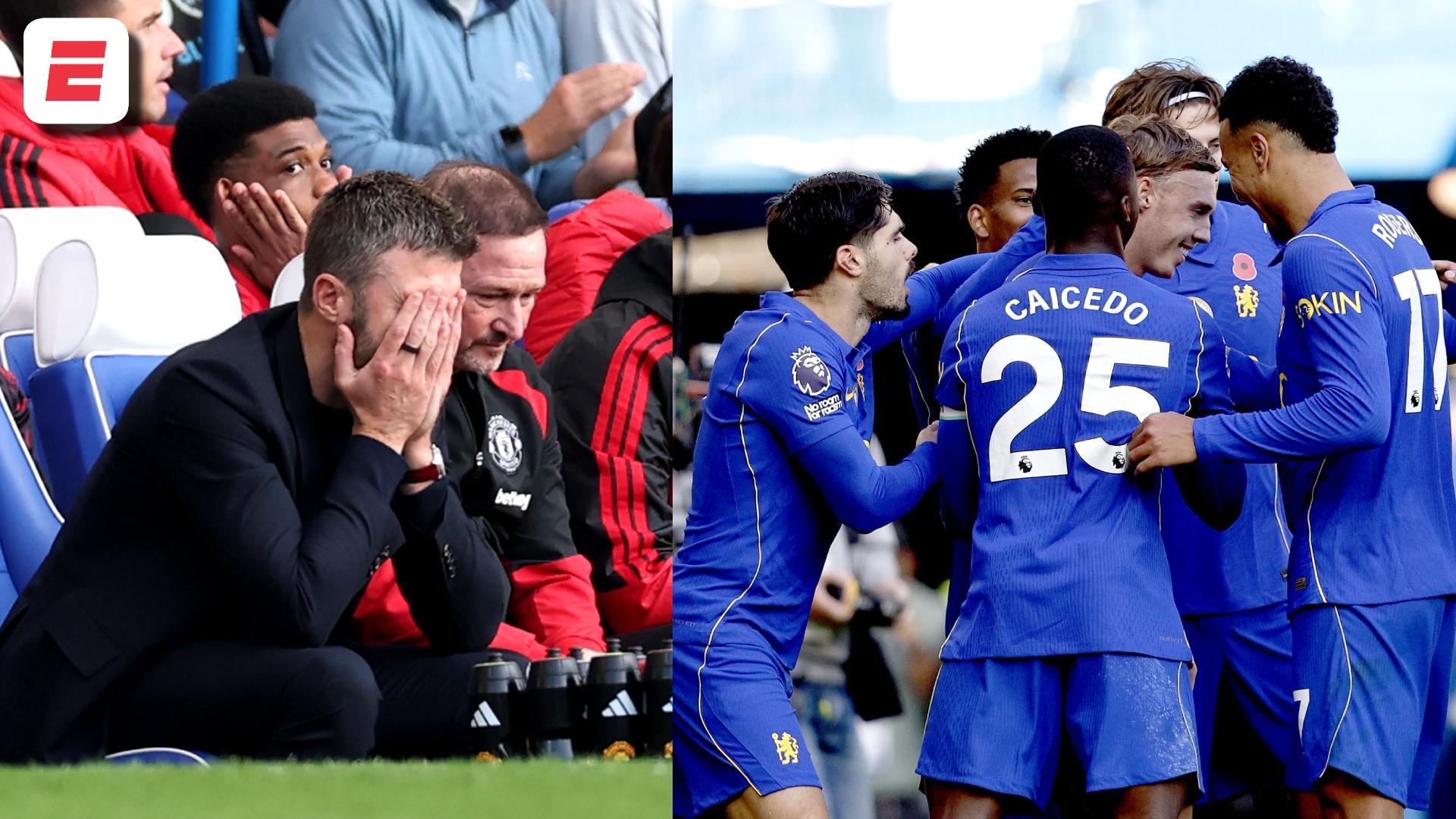 Manchester United se hunde con derrota ante Chelsea