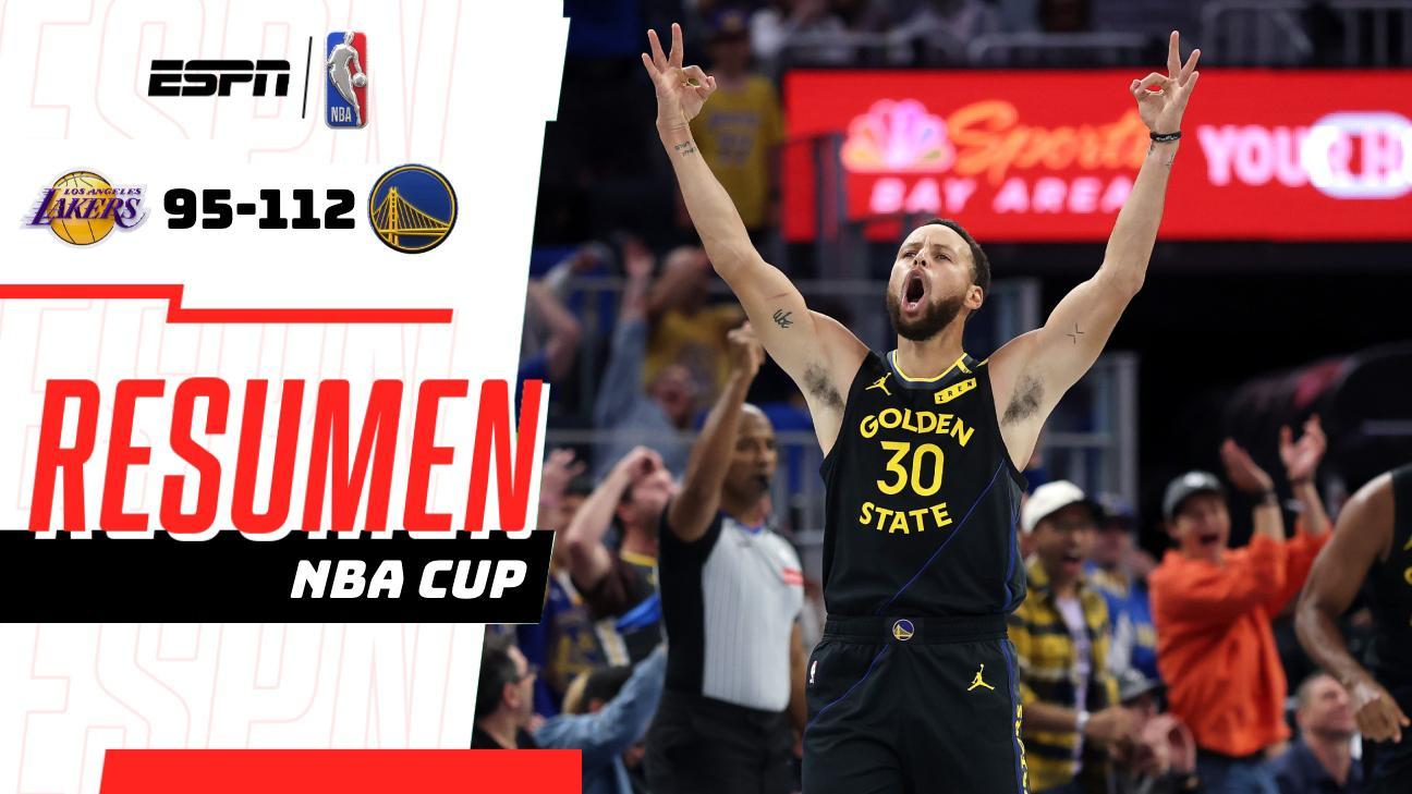 ¡Curry brilla con 31 puntos y Golden State arranca la NBA Cup con triunfo!