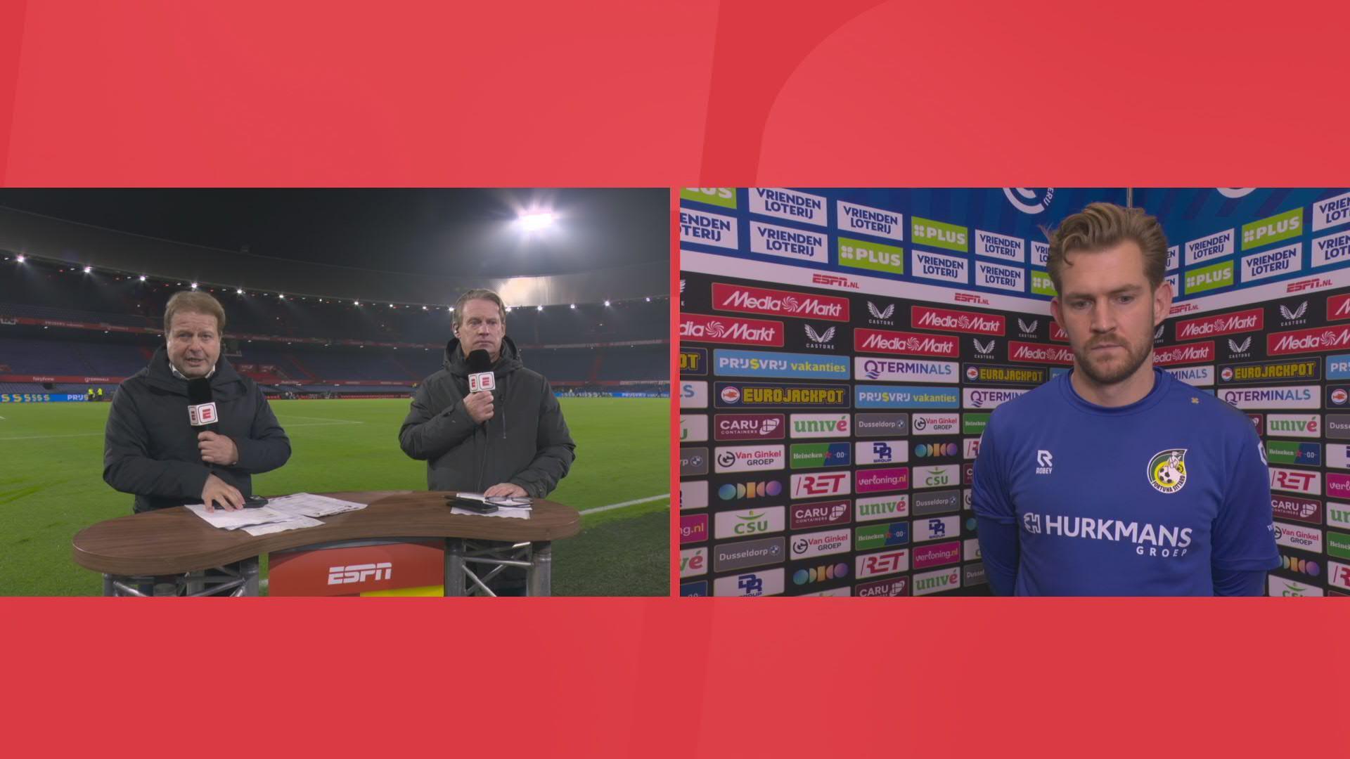 Branderhorst: "Ik krijg veel energie als heel het stadion tegen je is"