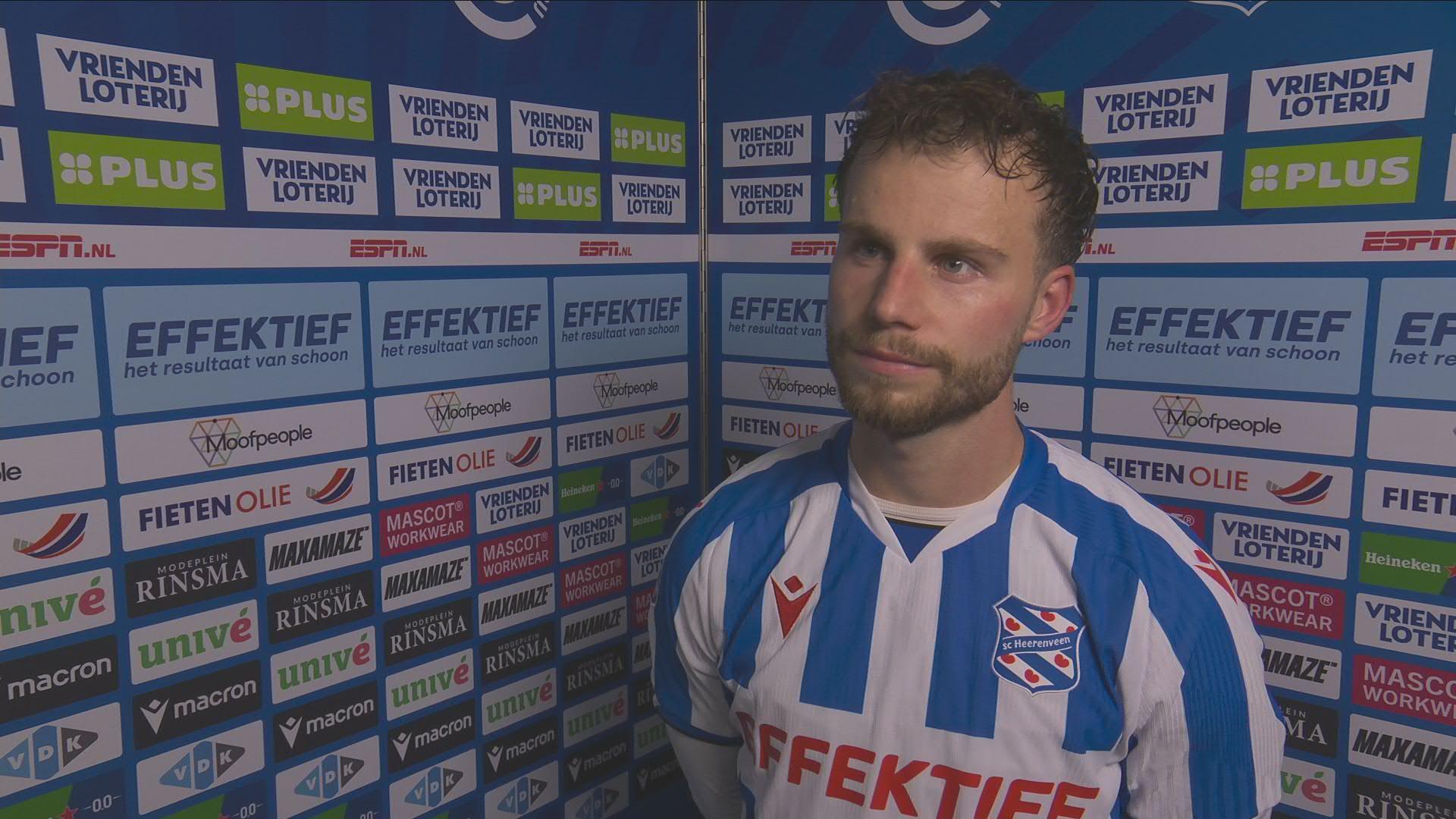 Proper na winst op N.E.C.: "Beetje gek, voor mij was het de eerste keer dat ik tegen de club speelde waar ik vijftien jaar heb rondgelopen"