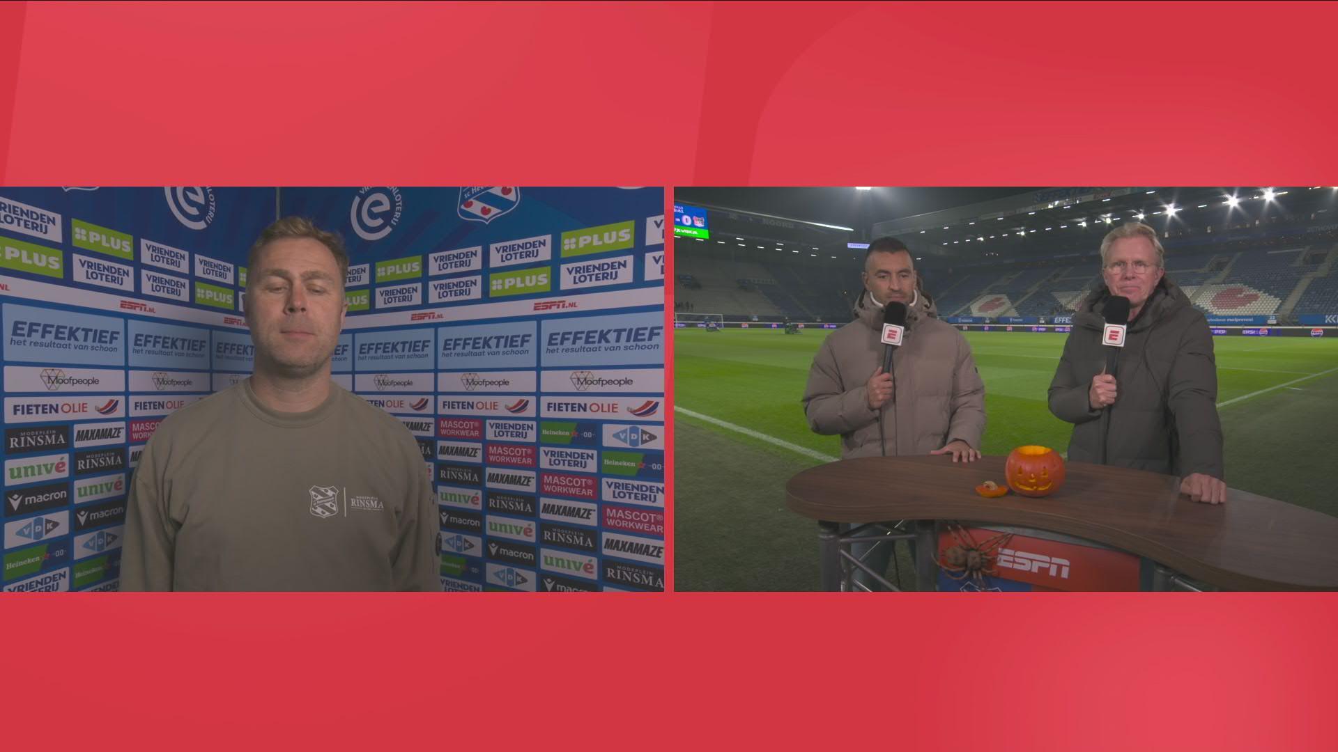Veldman over het doelpunt van Vente: "Een goal die denk ik wel de samenvatting haalt"