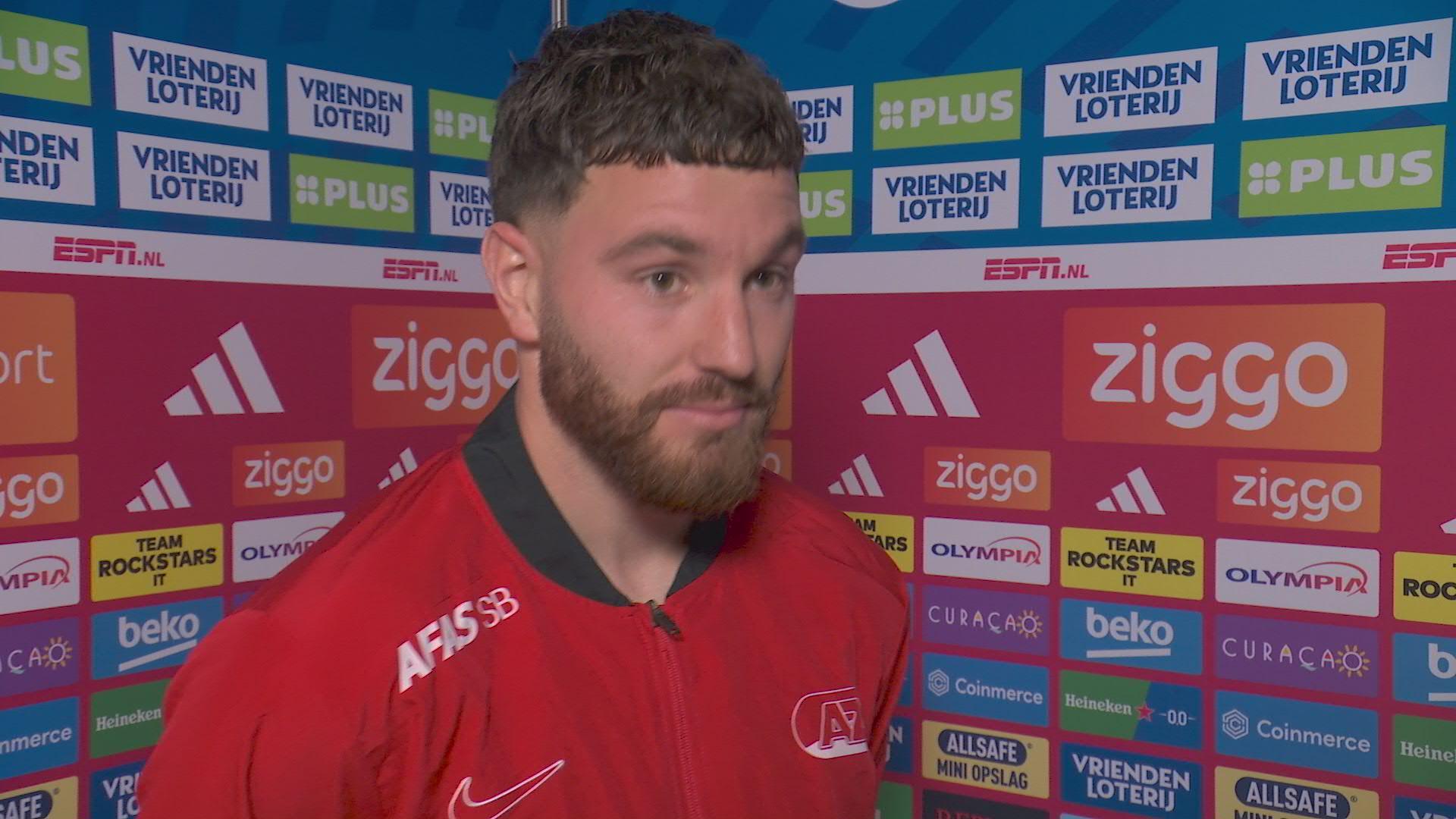 De Wit over het tegendoelpunt uit het kopduel met Tolu: "Die man is een kop groter dan ik"