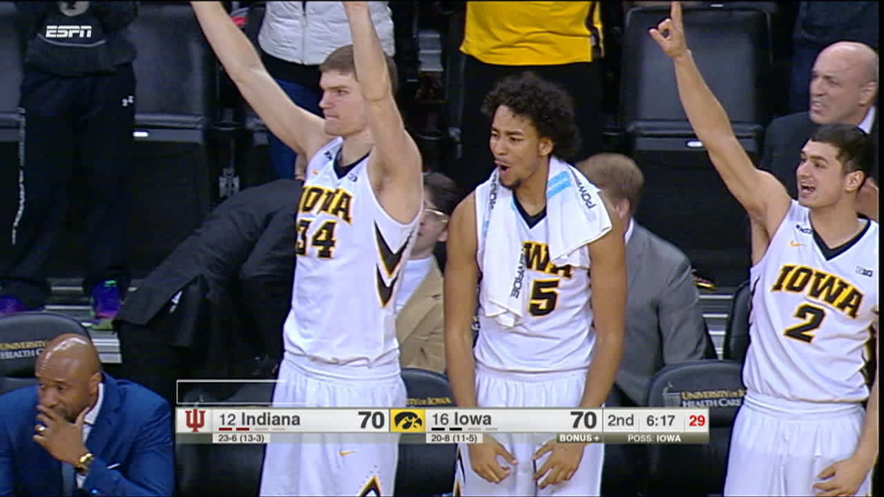 N. Baer made Three Point Jumper. Assisted by M. Gesell.