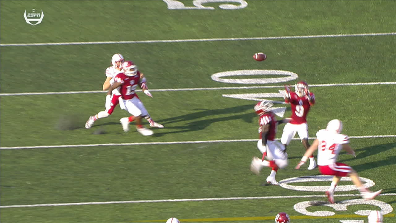 T. Armstrong Jr. pass intercepted,J. Crawford return  for 4 yds